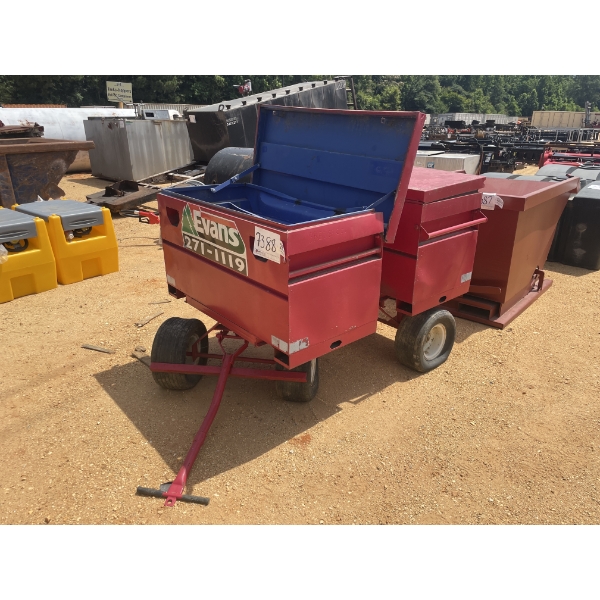 JOB SITE TOOL BOX CART