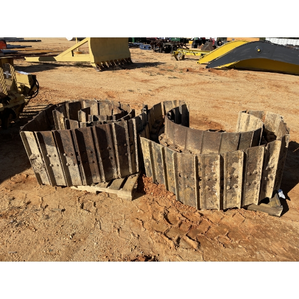 (1) SET CRAWLER TRACTOR TRACKS, 24" WIDE