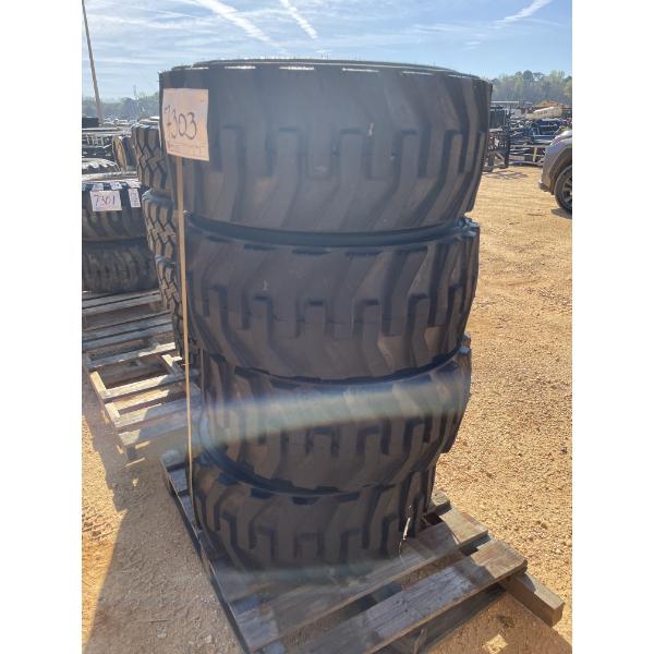 12-16.5 TIRES & RIMS (4) EA