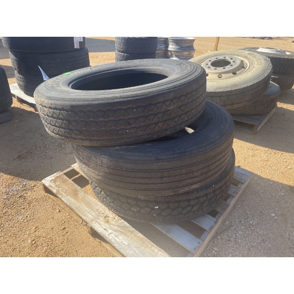 (3) 285/75R24.5 TIRES