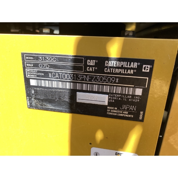 2023 CAT 313 GC Excavator - J.M. Wood Auction Company, Inc.