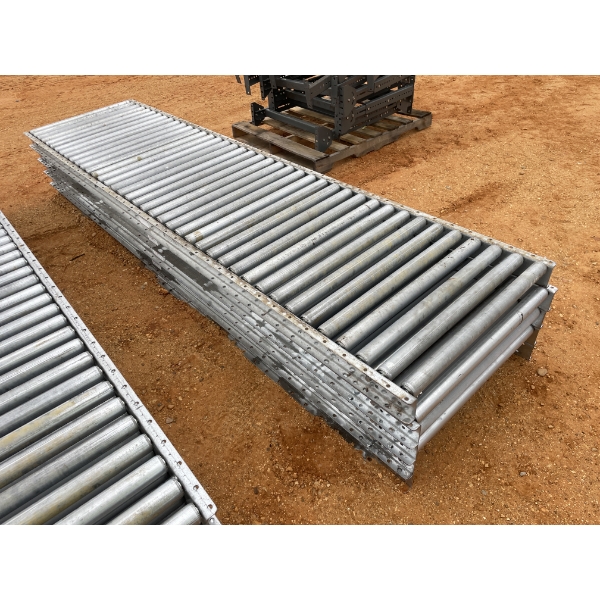 (5) 10' ALUM ROLLER CONVEYOR