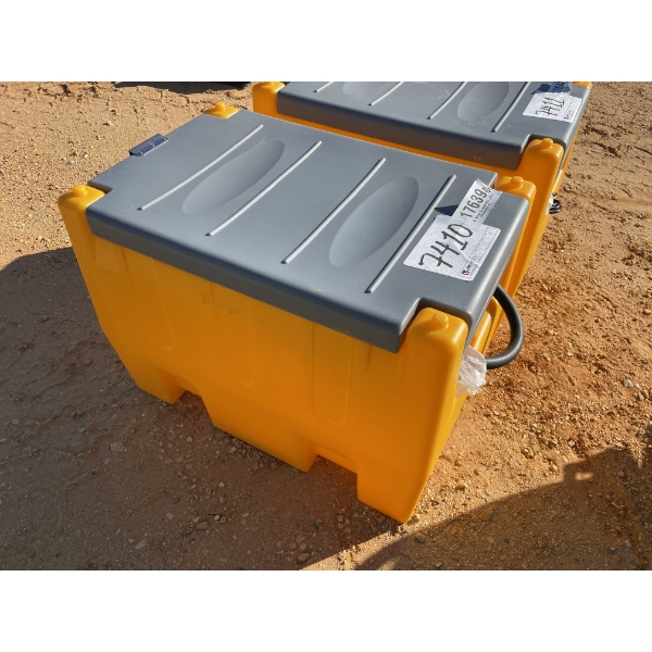 FUEL PUMP W/METER, HOSE & NOZZLE, 120V BATTERY POWERED, APPROX 50 GAL