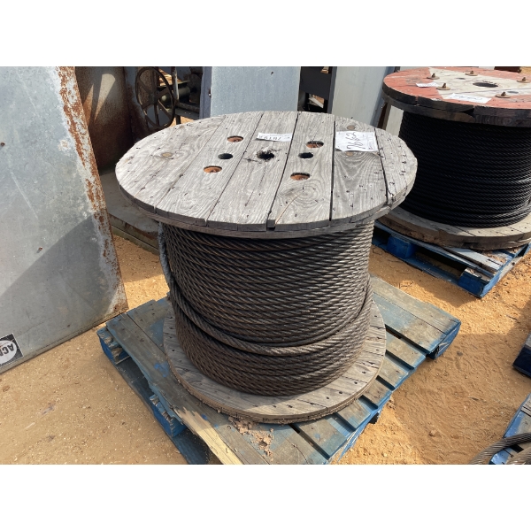 SPOOL OF STEEL CABLE
