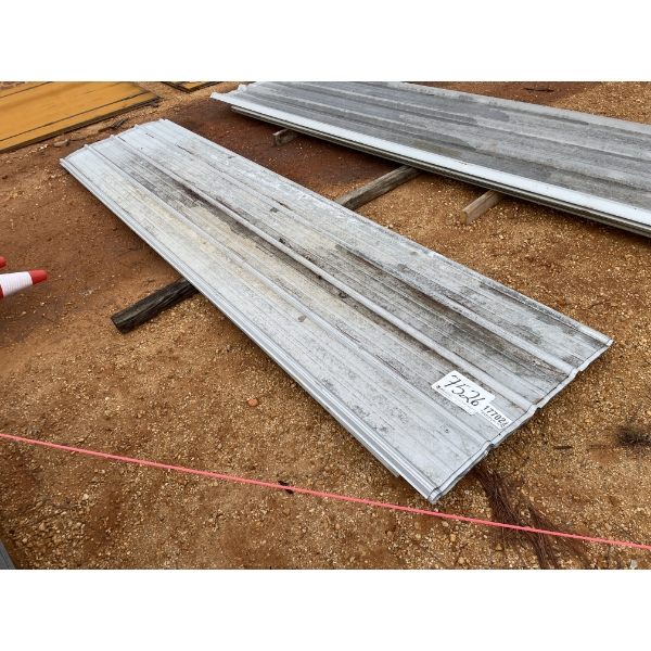 ROOFING METAL, 36  W x 13', used, approx 25 pieces