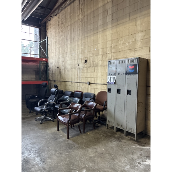 OFFICE CHAIRS & LOCKERS