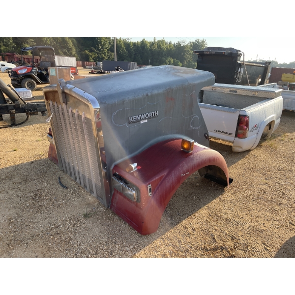 Kenworth fiberglass semi-truck hood