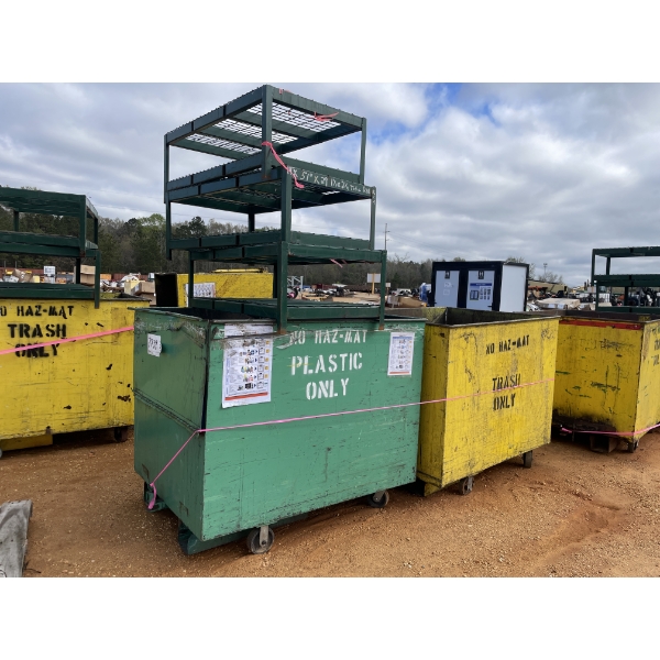TRASH BIN CARTS (3) EA