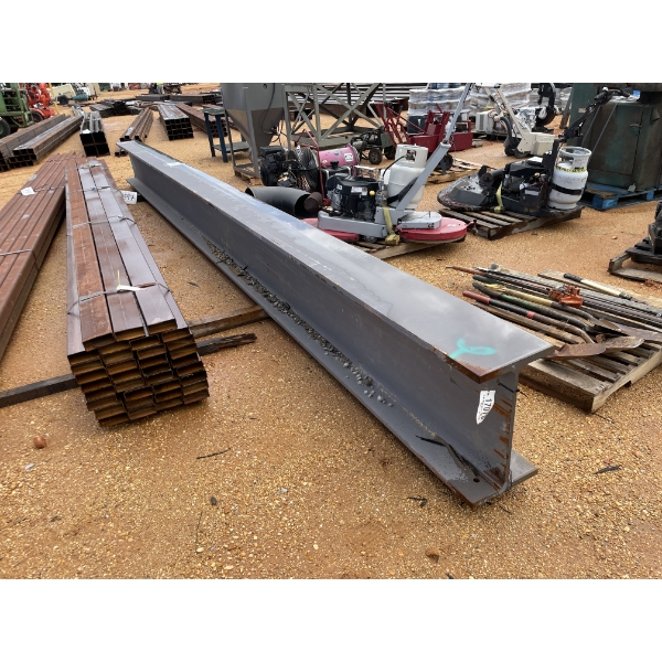 METAL I-BEAM, APPROX 12" X 22" X 26'