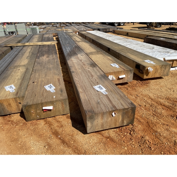 LAMINATED WOOD BEAMS, 10" X 24" X 33'