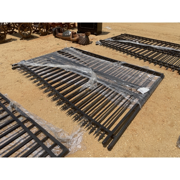20' BI-PARTING WROUGHT IRON GATE