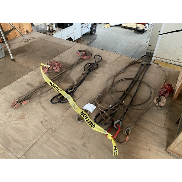 VARIOUS WIRE ROPE SLINGS