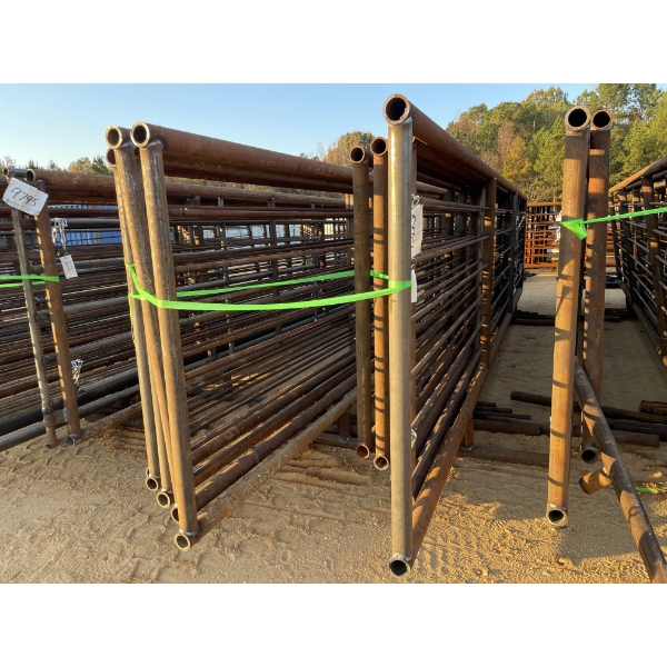 (9) 24' CATTLE PANELS & (1) PANEL W/ GATE