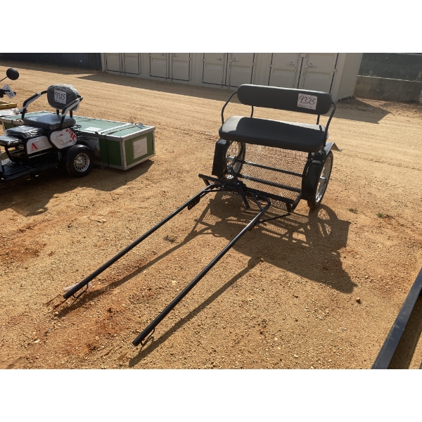 SINGLE HORSE BUGGY/CART, 2 PERSON
