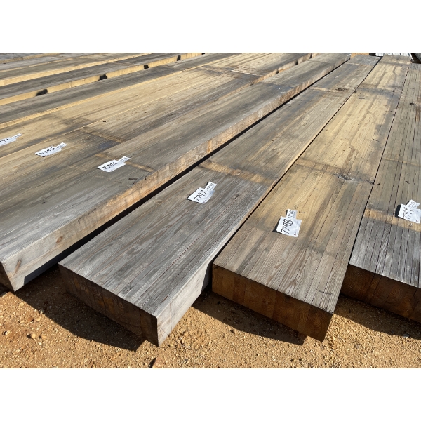 LAMINATED WOOD BEAMS, 8" X 24" X 30'
