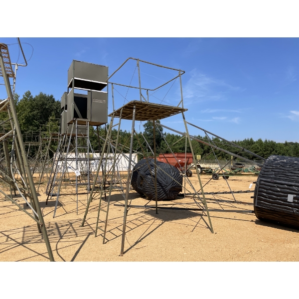 PLATFORM DEER STAND, APPROX 10'