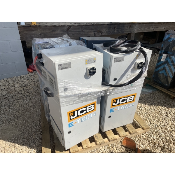 (4) JCB MG18 E-TECH 48V FORKLIFT CHARGERS