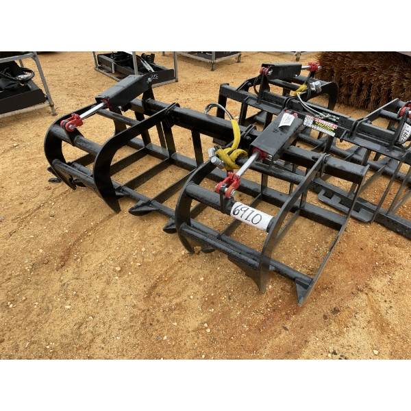 GRAPPLE RAKE, 78", fits skid steer loader