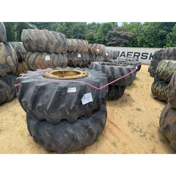 LOG SKIDDER TIRES & RIMS (4EA)