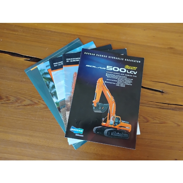 (5) DOOSAN EQUIPMENT BROCHURES