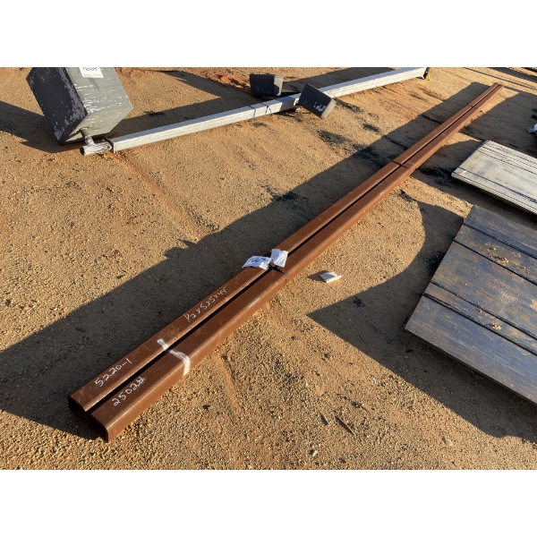 (2) PCS, 1/2" X 5" SQUARE, 44'L