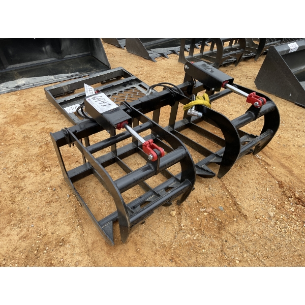 GRAPPLE RAKE, 60" W, fits skid steer loader