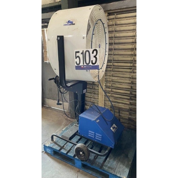 INDUSTRIAL SHOP FAN W/ FOG