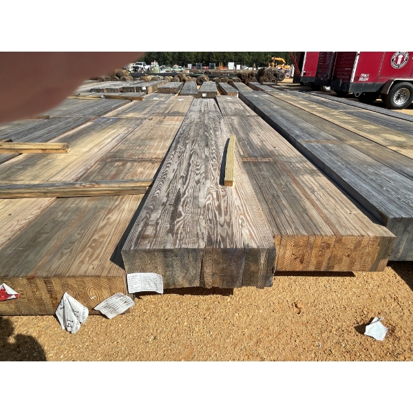 LAMINATED WOOD BEAMS, 8" X 24" X 25'