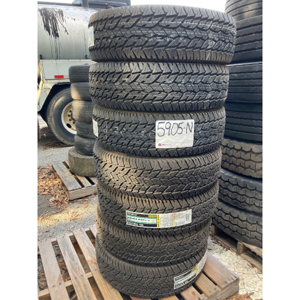 (7) BRIDGESTONE P245/70R16 TIRES