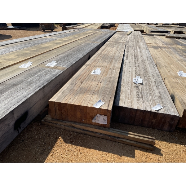 LAMINATED WOOD BEAMS, 8" X 24" X 25'