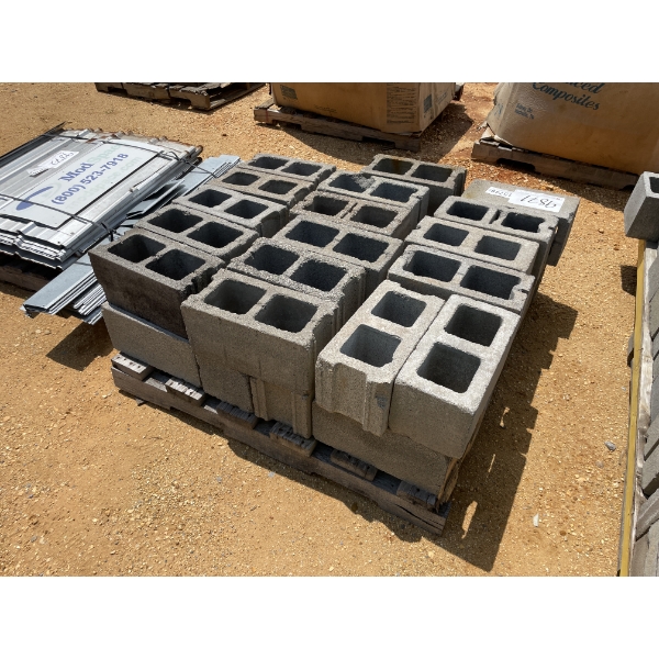 8" CONCRETE BLOCKS, APPROX 32 EA