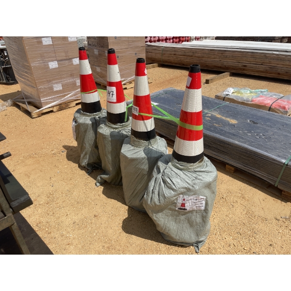 SAFETY CONES (80) ea