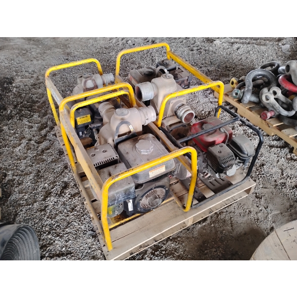 (4) WACKER NEUSON PUMPS & (1) PREDATOR Pump