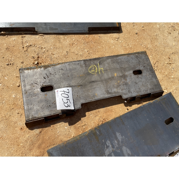 QUICK ATTACH PLATE, fits skid steer loader