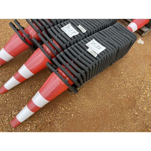 SAFETY CONES APPROX 25 EA