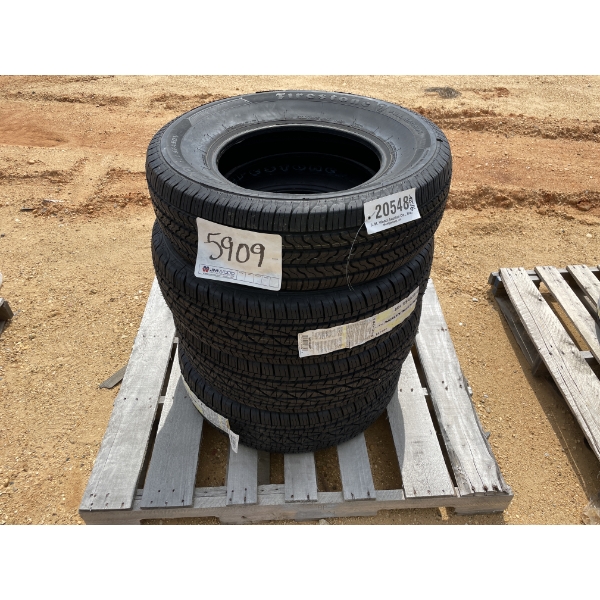 (4) FIRESTONE P235/75R16 TIRES