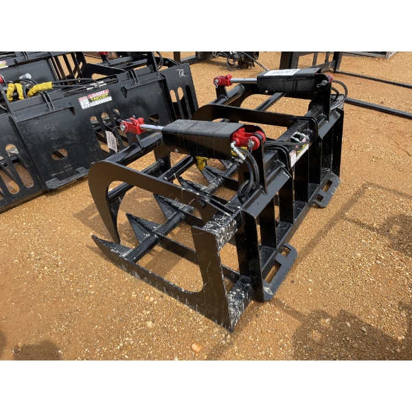 ROOT RAKE GRAPPLE, 68", fits skid steer loader