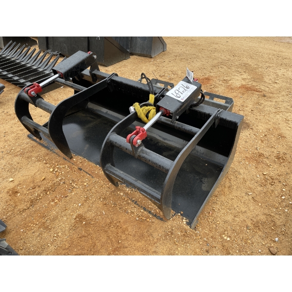 GRAPPLE BUCKET, 72",  fits skid steer loader
