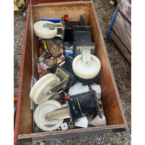 (4) HEAVY DUTY CASTERS