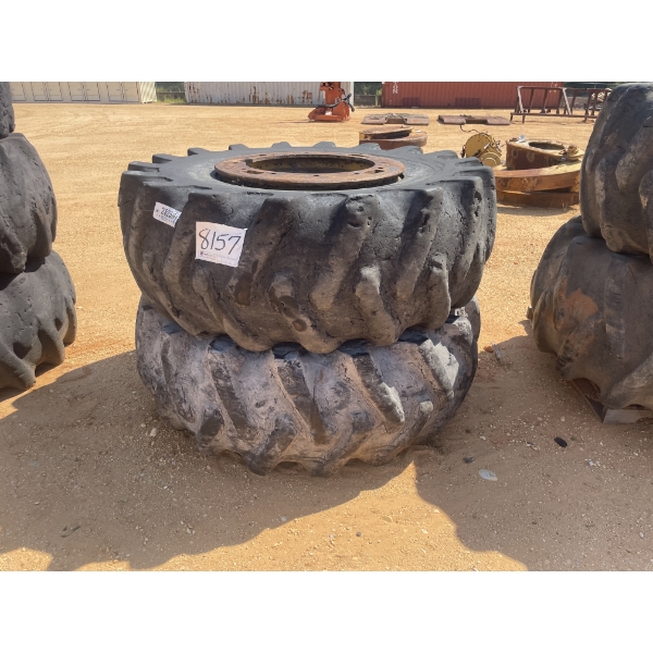 LOG SKIDDER TIRES & RIMS (2EA)