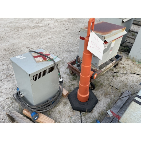 (2) 480 VOLT TRANSFORMERS