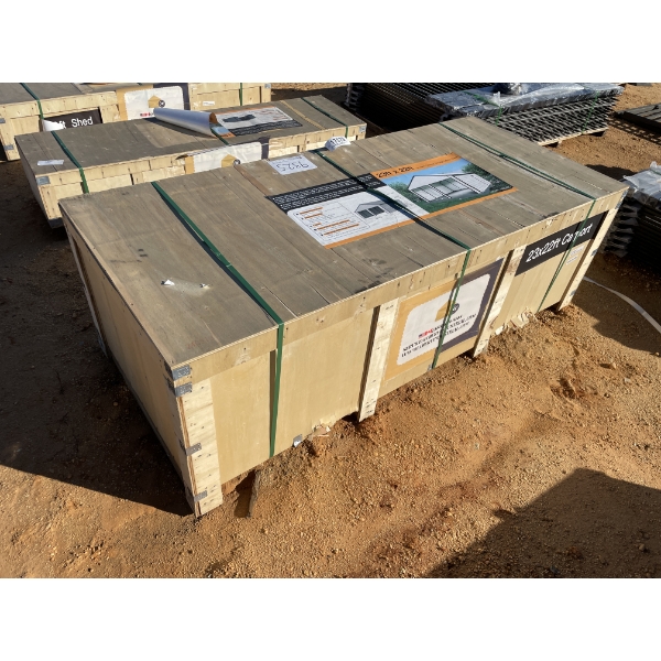 23' X 22' METAL DOUBLE GARAGE