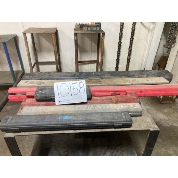 ASSORTED TORQUE WRENCHES & TABLE