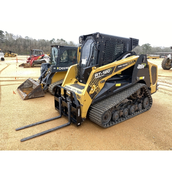 2018 ASV RT-120 FORESTRY Skid Steer Loader - Crawler