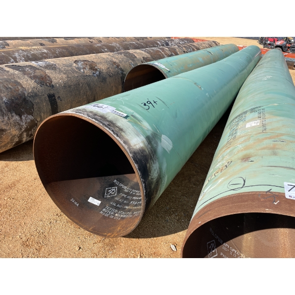 STEEL PIPE,  36"D X 7/16" X 39'L