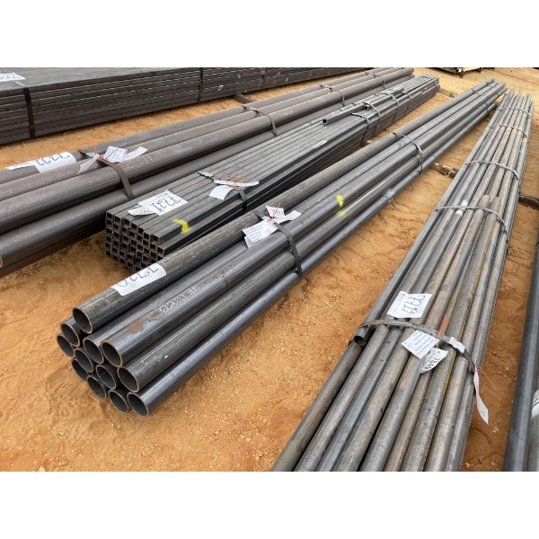 STEEL PIPE- 3-1/2" X SCHEDULE 40 X 24' (12 PCS) 