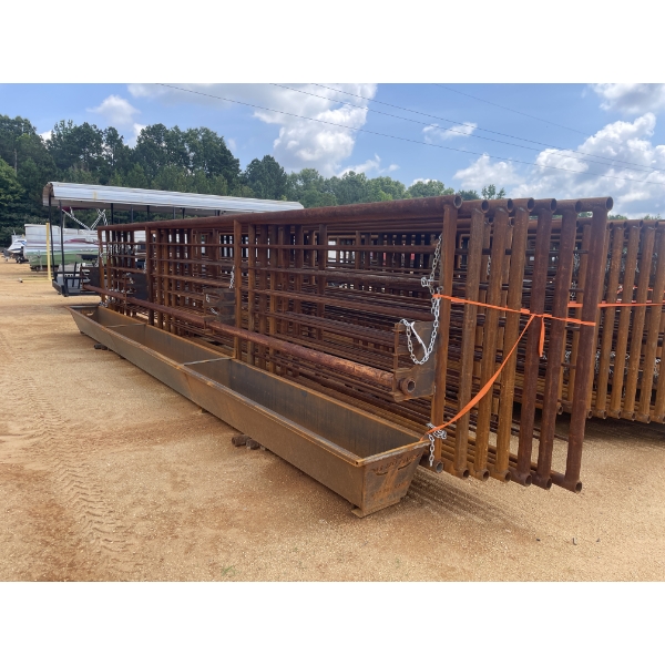 CORRAL PANELS, 24'L x 68"H, INCLUDES TROUGH (10)