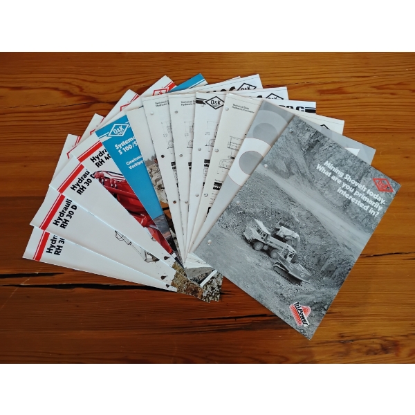 (11) 1984-1985 O & K EQUIPMENT BROCHURES