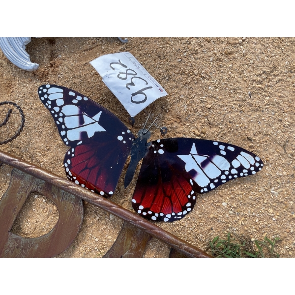 METAL BUTTERFLY, LONESTAR METAL ART