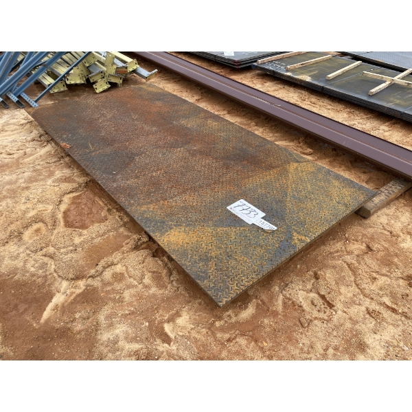 STEEL TREADPLATE, 3/8" X 4' X 8' (2)